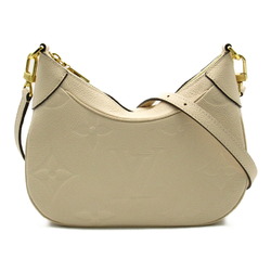 Louis Vuitton Bagatelle MM 2way shoulder bag Bag Leather Monogram Empreinte Women's Beige M46099