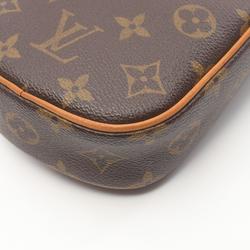 Louis Vuitton LOUIS VUITTON Pochette Ganju Waist Bag Body Coated Canvas Leather Monogram Men's Women's Brown M51870