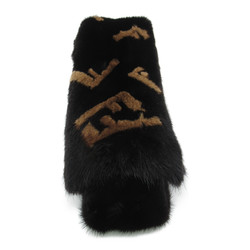 FENDI FF Scarf Clothing Mink Women's Brown