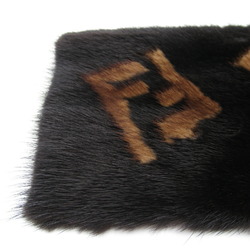 FENDI FF Scarf Clothing Mink Women's Brown