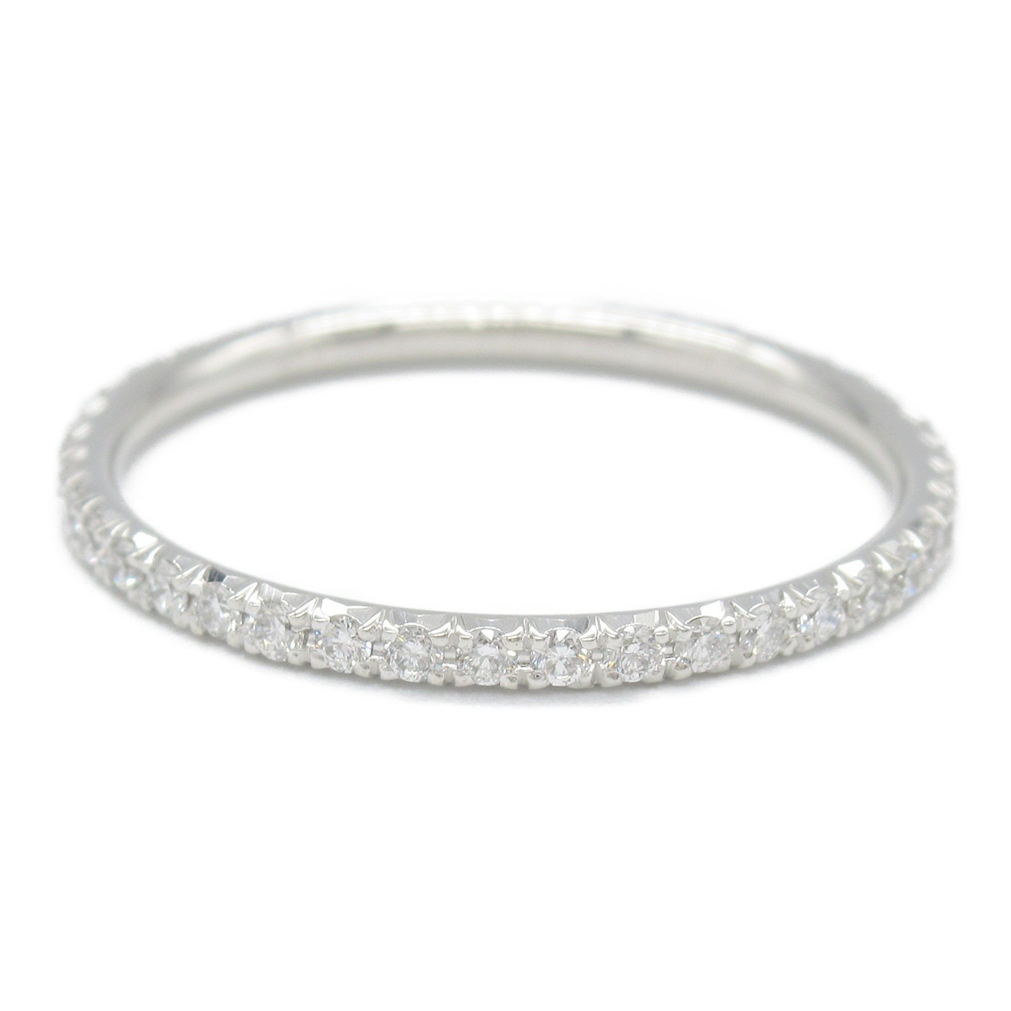 Tiffany & Co. Full Eternity Metro Ring K18WG (White Gold) Diamond Ladies Clear