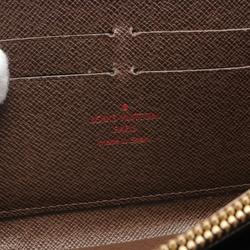 Louis Vuitton LOUIS VUITTON Zippy Wallet Round Long Coated Canvas Damier Men's Women's Brown N60015