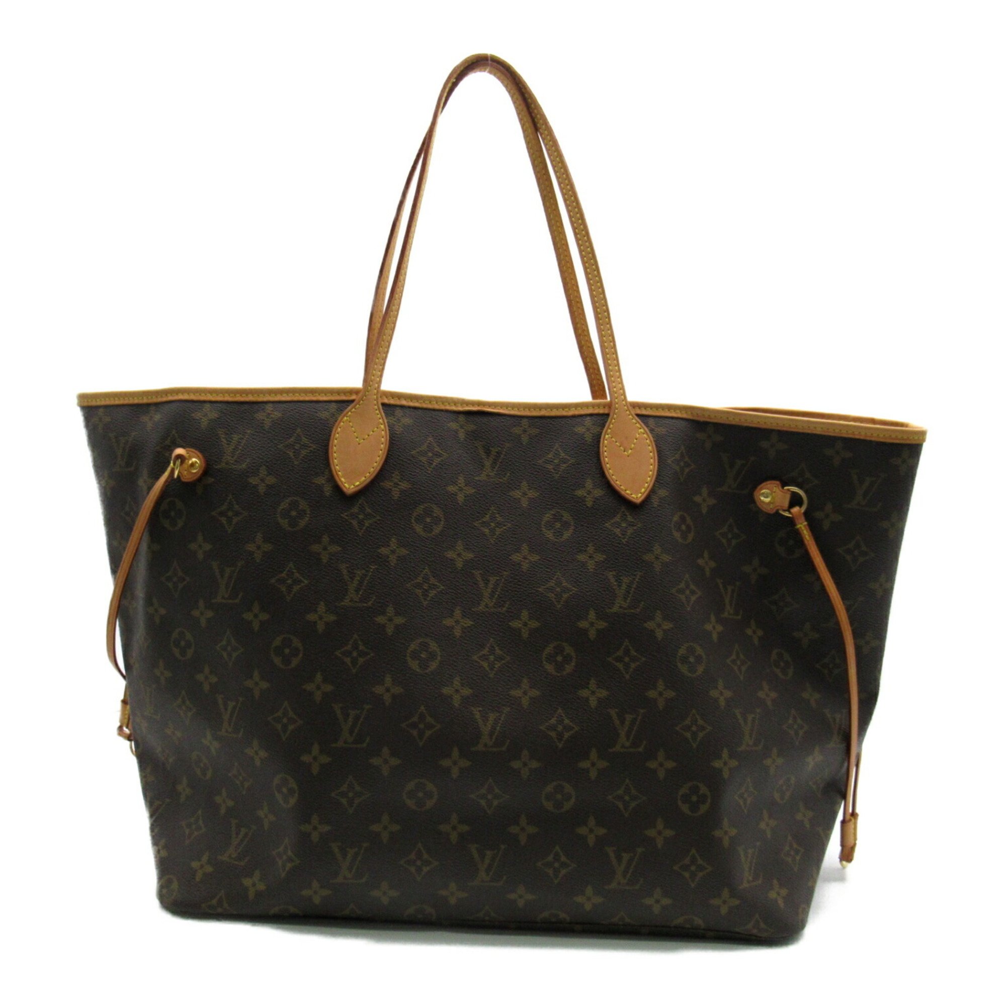 Louis Vuitton Neverfull GM Bag, Coated Canvas, Monogram, Women's, Brown, M40157