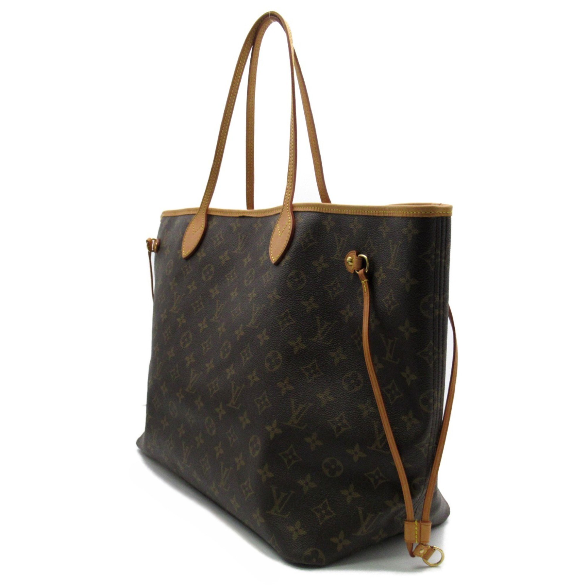 Louis Vuitton Neverfull GM Bag, Coated Canvas, Monogram, Women's, Brown, M40157