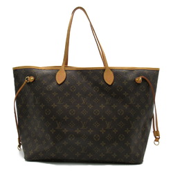 Louis Vuitton Neverfull GM Bag, Coated Canvas, Monogram, Women's, Brown, M40157