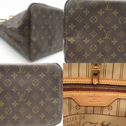 Louis Vuitton Neverfull GM Bag, Coated Canvas, Monogram, Women's, Brown, M40157