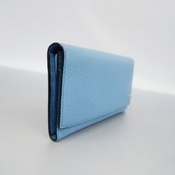 Gucci Long Wallet Interlocking G 449279 Sky Blue Women's