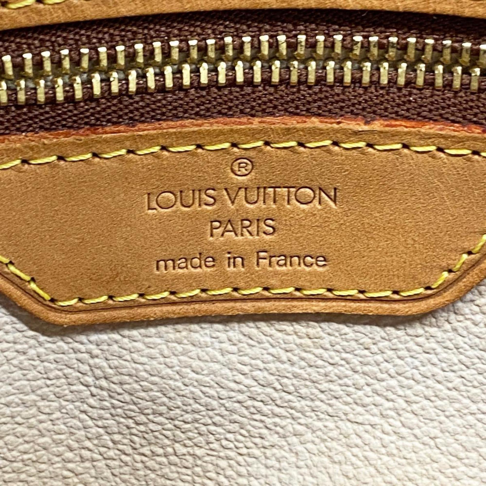 Louis Vuitton Tote Bag Monogram Bucket PM M42238 Brown Ladies