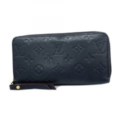 Louis Vuitton Long Wallet Monogram Empreinte Zippy M62121 Marine Rouge Ladies