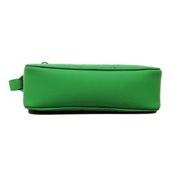 Gucci Shoulder Bag GG Rubber Effect 771321 Leather Green Women's