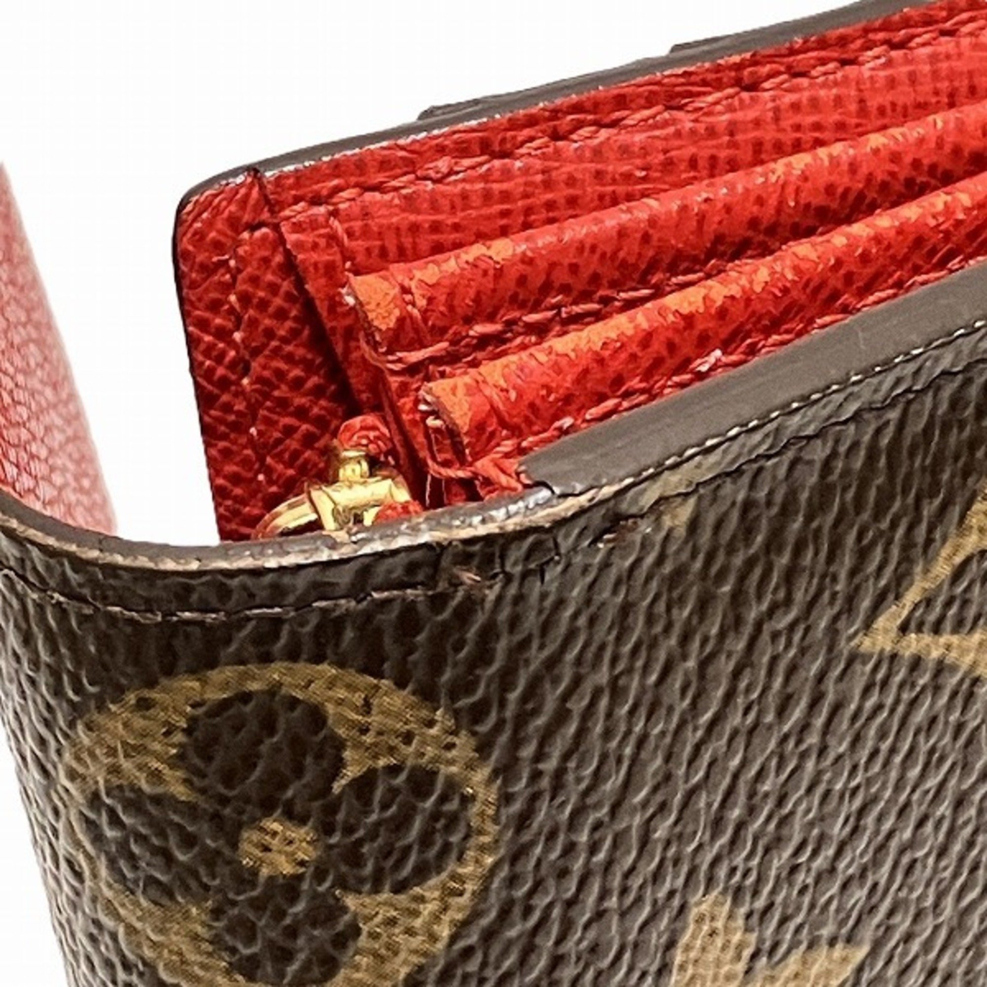 Louis Vuitton Monogram Portefeuille Sarah M60034 Bellboy Print Long Wallet Bi-fold Men's Women's