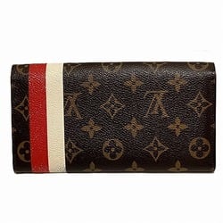 Louis Vuitton Monogram Portefeuille Sarah M60034 Bellboy Print Long Wallet Bi-fold Men's Women's