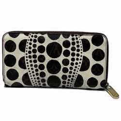 Louis Vuitton Monogram Pumpkin Dot Zippy Wallet M60447 Yayoi Kusama Long for Men and Women