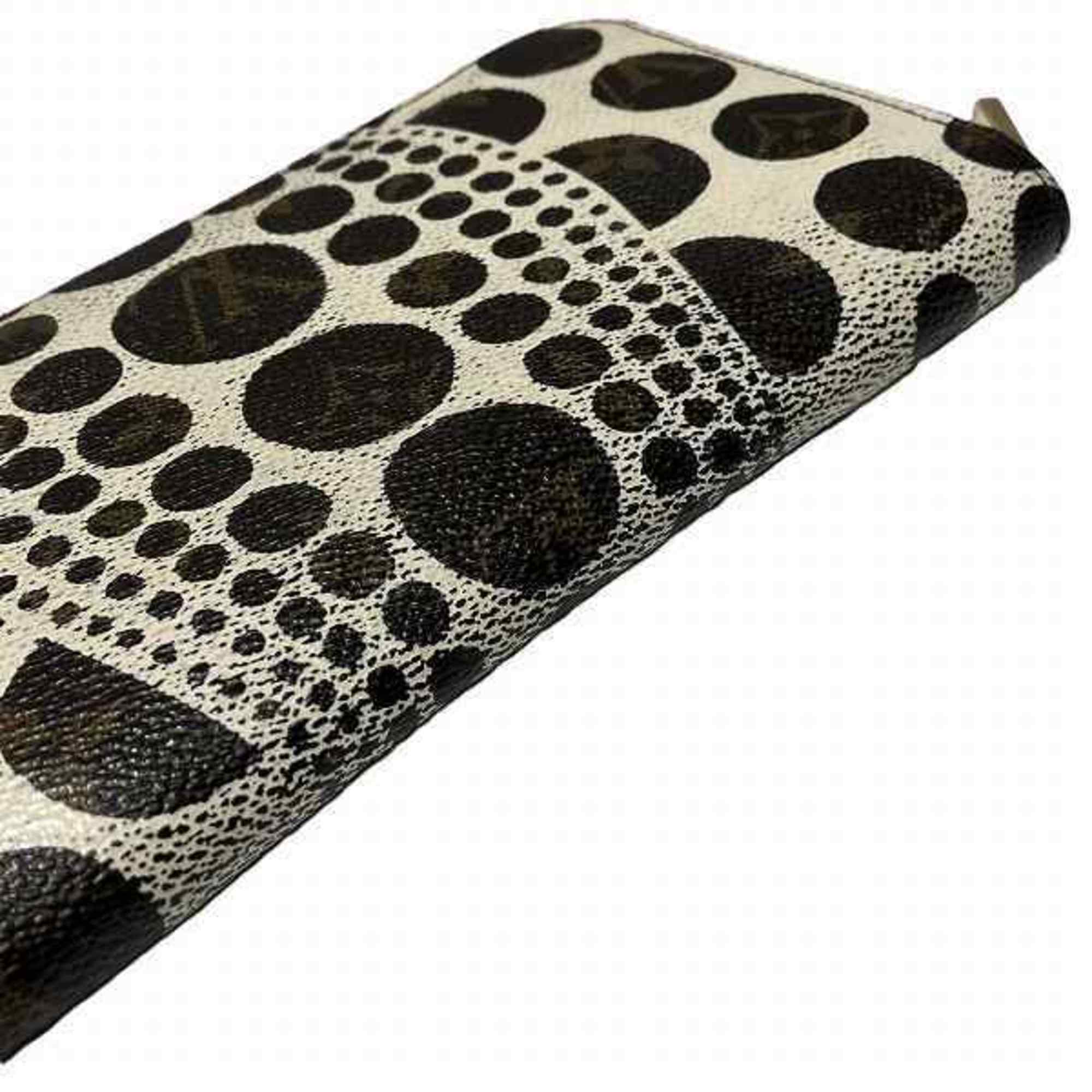 Louis Vuitton Monogram Pumpkin Dot Zippy Wallet M60447 Yayoi Kusama Long for Men and Women