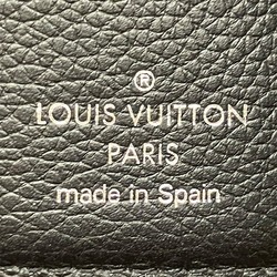 Louis Vuitton Taurillon Portefeuille Lock M63921 Noir 3-fold wallet for men and women