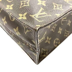 Louis Vuitton Monogram Sac Plat M51140 Bag Tote Men's Women's