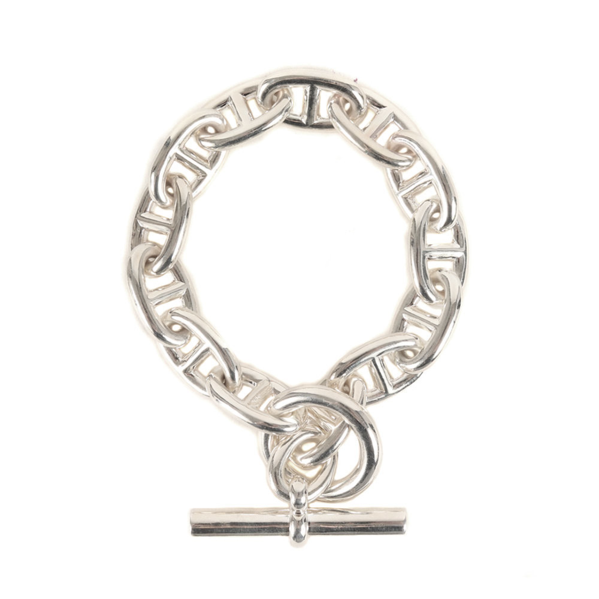 HERMES Chaine d'Ancre Bracelet TGM dancre 13Link Ag925 13 links