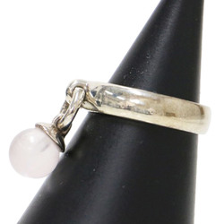 TIFFANY&Co. Tiffany Ball Dangle Ring / SV925 Rose Quartz Silver Size: 15