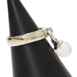 TIFFANY&Co. Tiffany Ball Dangle Ring / SV925 Rose Quartz Silver Size: 15