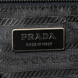 PRADA Prada Perforated Leather Boston Bag / Piping Purple White