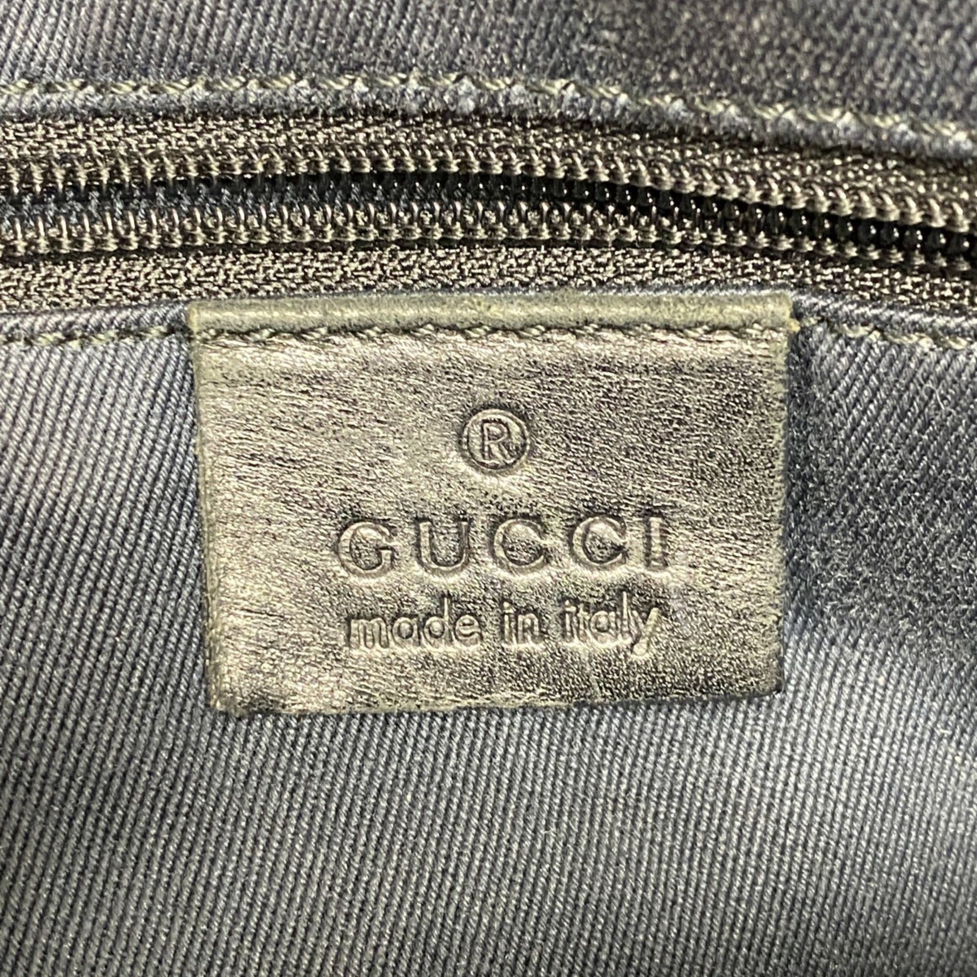 Gucci Shoulder Bag 101292 Denim Black Women's