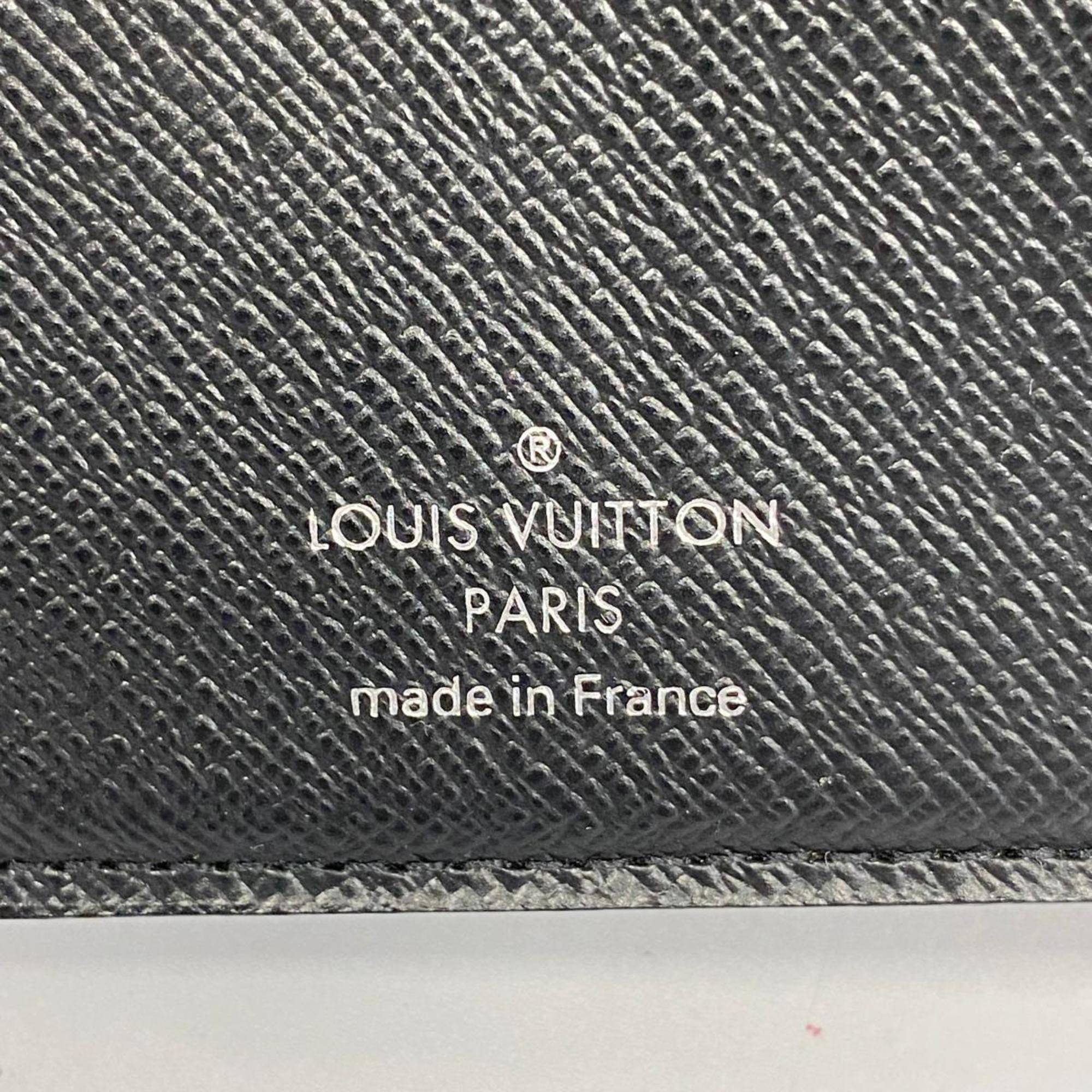 Louis Vuitton Tri-fold Wallet Epi Portefeuille Joy M66582 Noir Ladies