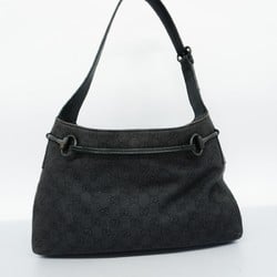 Gucci Tote Bag 101975 Denim Black Women's