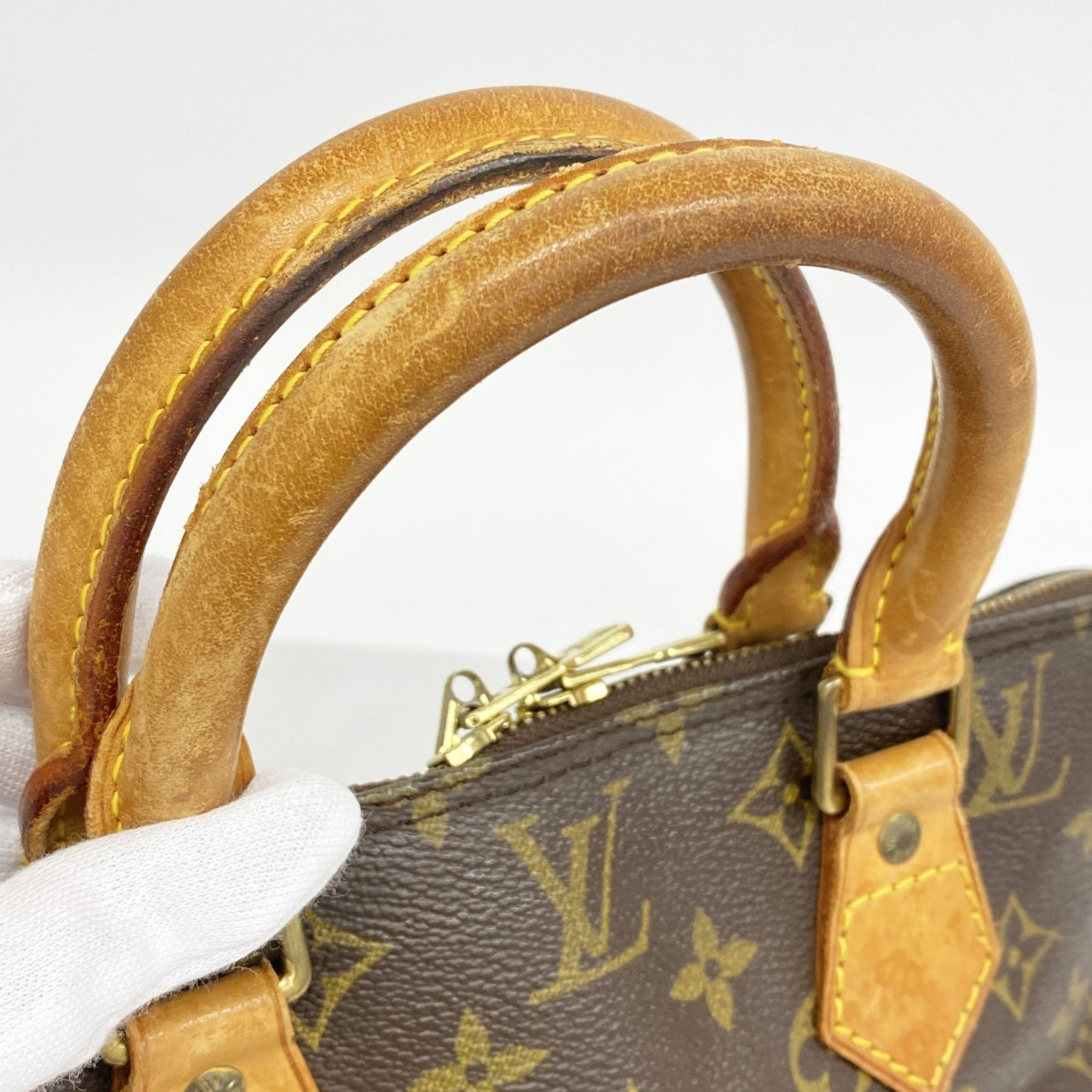 Louis Vuitton handbag Monogram Alma M51130 brown ladies