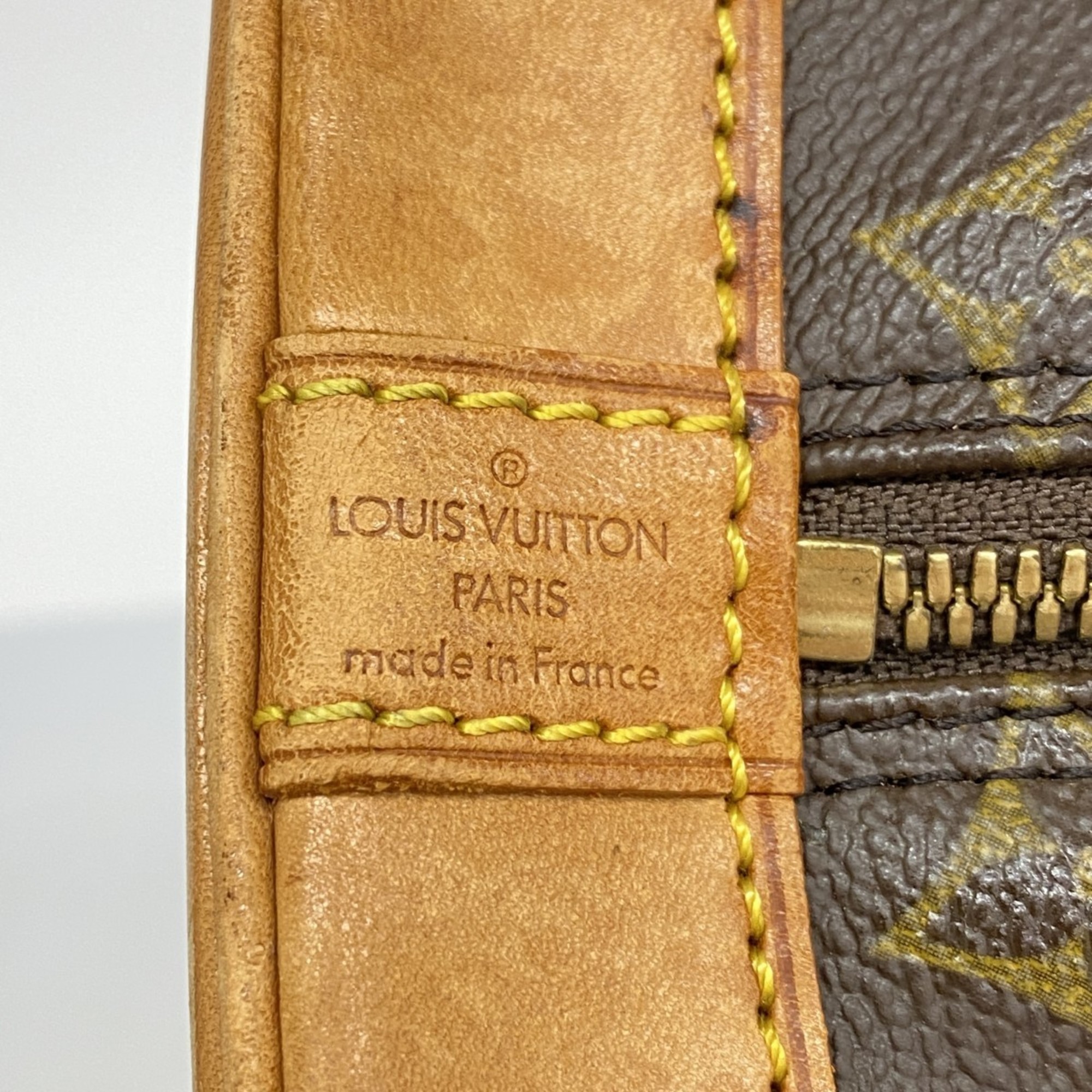 Louis Vuitton handbag Monogram Alma M51130 brown ladies