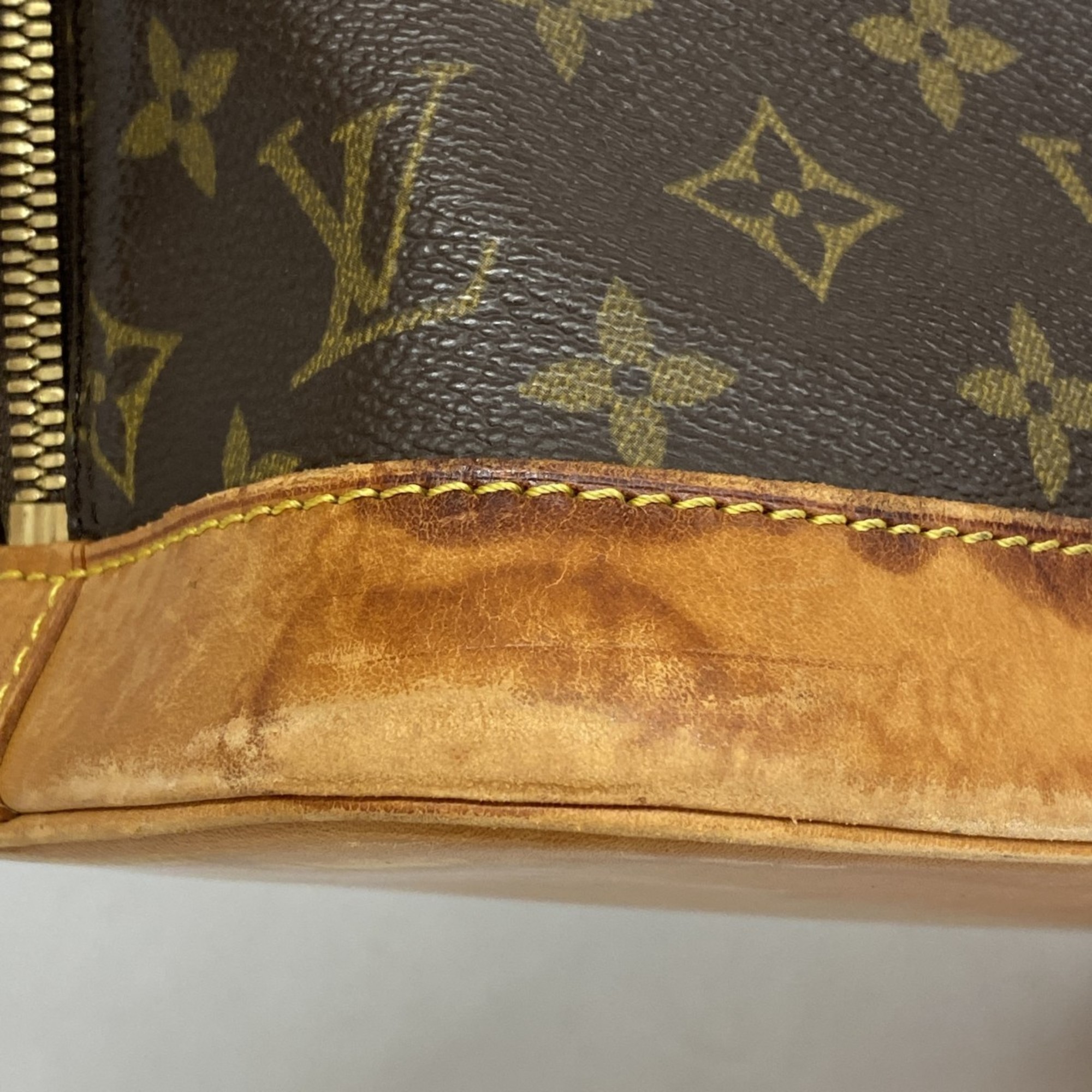 Louis Vuitton handbag Monogram Alma M51130 brown ladies