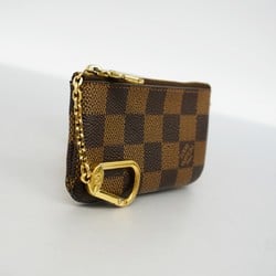 Louis Vuitton Wallet/Coin Case Damier Pochette Cle N62658 Ebene Men's/Women's