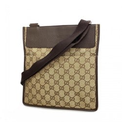 Gucci Shoulder Bag GG Canvas 27639 Brown Women's