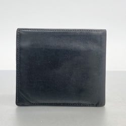 Gucci Wallet Interlocking G 115217 Leather Black Men's