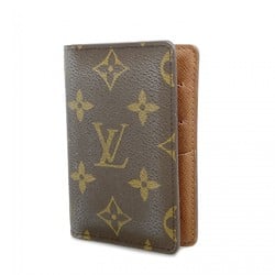 Louis Vuitton Business Card Holder/Card Case Monogram Organizer de Poche M61732 Brown Men's Women's