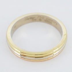 Cartier Ring Trinity Wedding #58 K18YG Yellow Gold K18WG White K18PG Pink Size 17.5 Men's