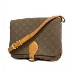 Louis Vuitton Shoulder Bag Monogram Cartesier GM M51252 Brown Ladies