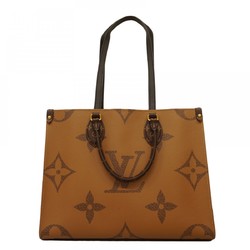 Louis Vuitton Tote Bag Monogram Reverse On the Go MM M45321 Brown Women's