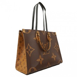 Louis Vuitton Tote Bag Monogram Reverse On the Go MM M45321 Brown Women's