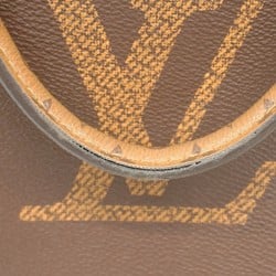 Louis Vuitton Tote Bag Monogram Reverse On the Go MM M45321 Brown Women's