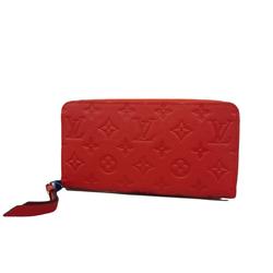 Louis Vuitton Long Wallet Monogram Empreinte Zippy M61865 Cerise Ladies