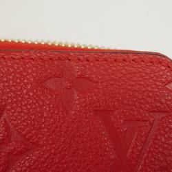 Louis Vuitton Long Wallet Monogram Empreinte Zippy M61865 Cerise Ladies