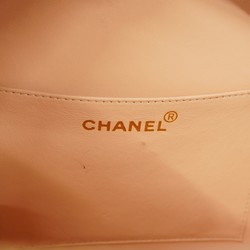 Chanel handbag, matelassé, patent leather, pink, ladies