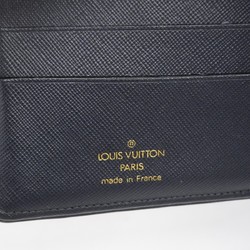 Louis Vuitton Tri-fold Wallet Monogram Porte-Vie Carte Credit Monnaie M92239 Blue Women's