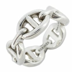 Hermes Ring Chaine d'Ancre Anchaîne Silver 925 Size 8.5 for Women