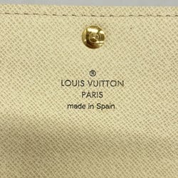 Louis Vuitton Long Wallet Damier Azur Portefeuille Sarah N61735 White Ladies