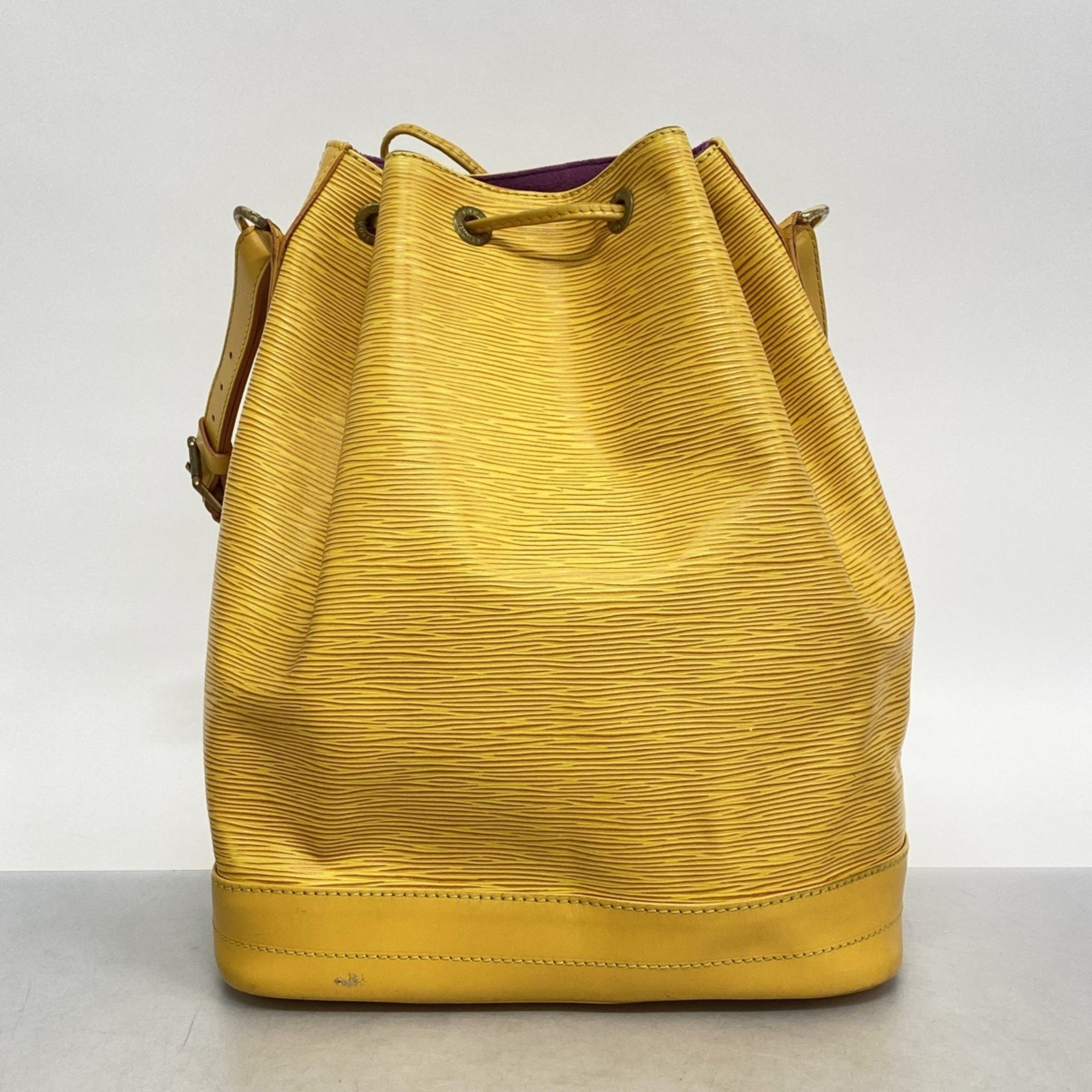 Louis Vuitton Shoulder Bag Epi Noe M44009 Jaune Ladies