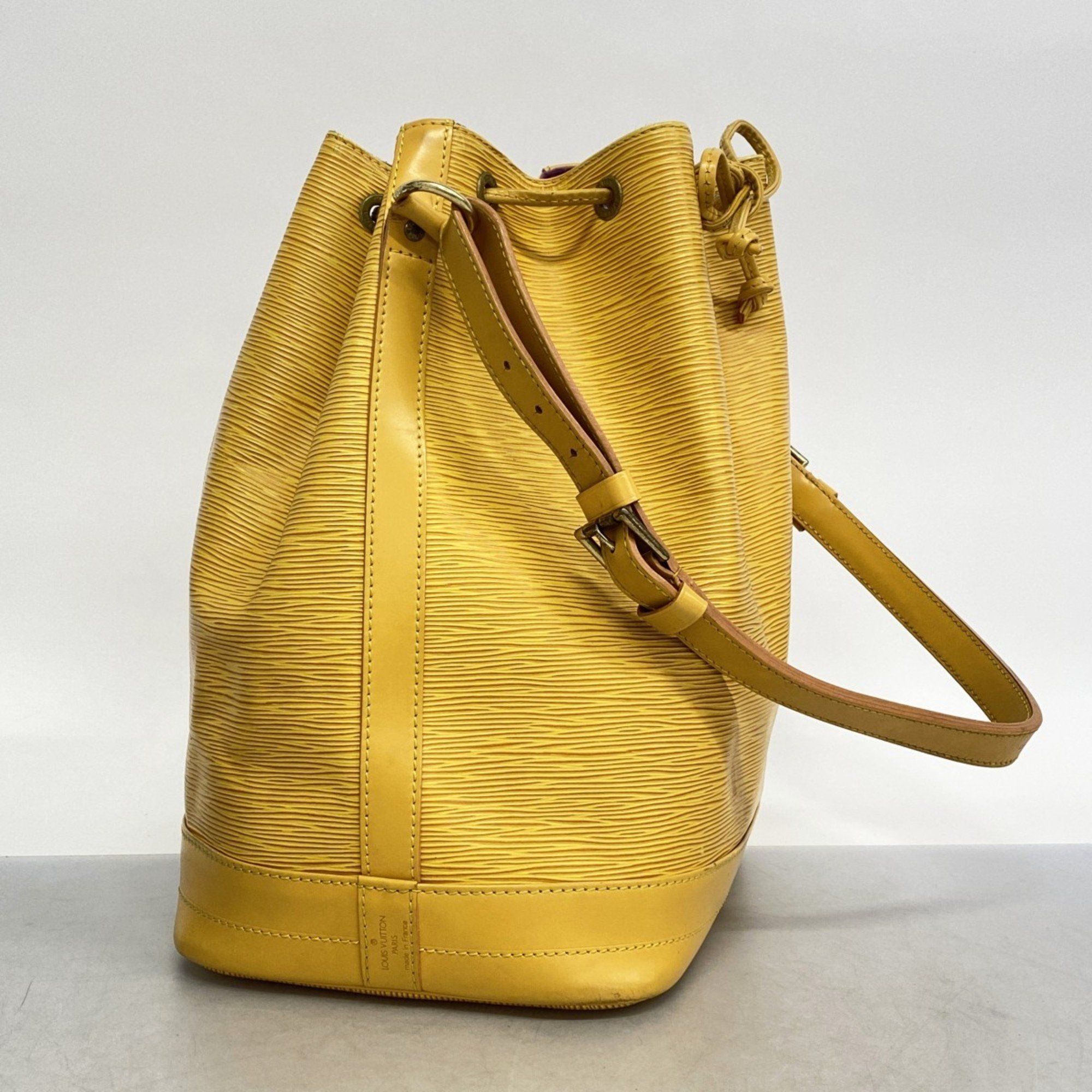 Louis Vuitton Shoulder Bag Epi Noe M44009 Jaune Ladies