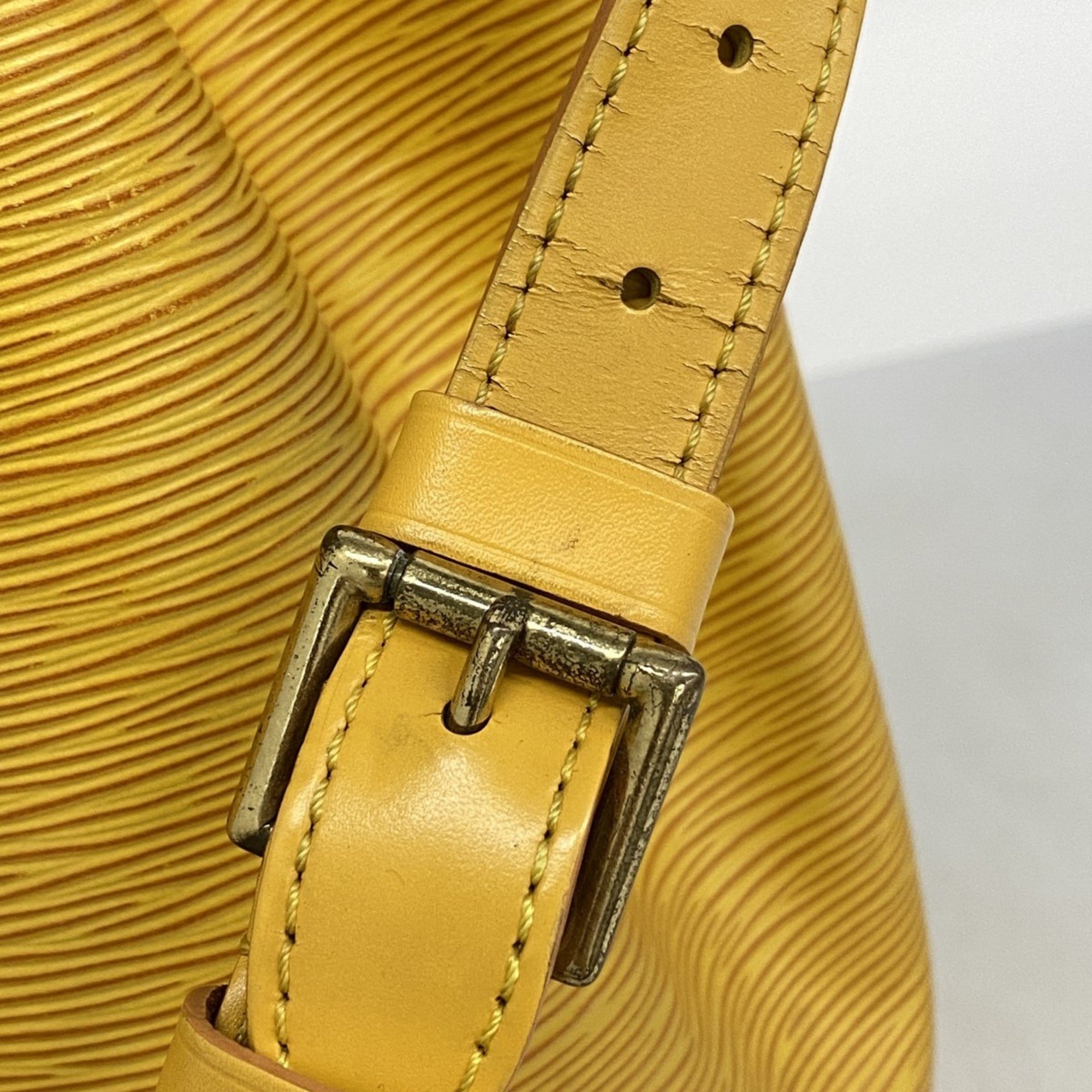 Louis Vuitton Shoulder Bag Epi Noe M44009 Jaune Ladies