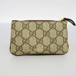 Gucci Wallet/Coin Case GG Supreme 772321 Brown Men's Women's