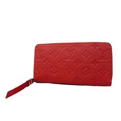 Louis Vuitton Long Wallet Monogram Empreinte Zippy M61865 Cerise Ladies